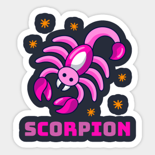 Scorpion danger girls style  pink best quotes 2023 best seller Sticker